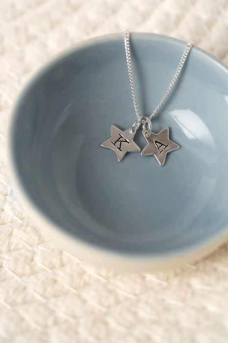 Personalised star necklace