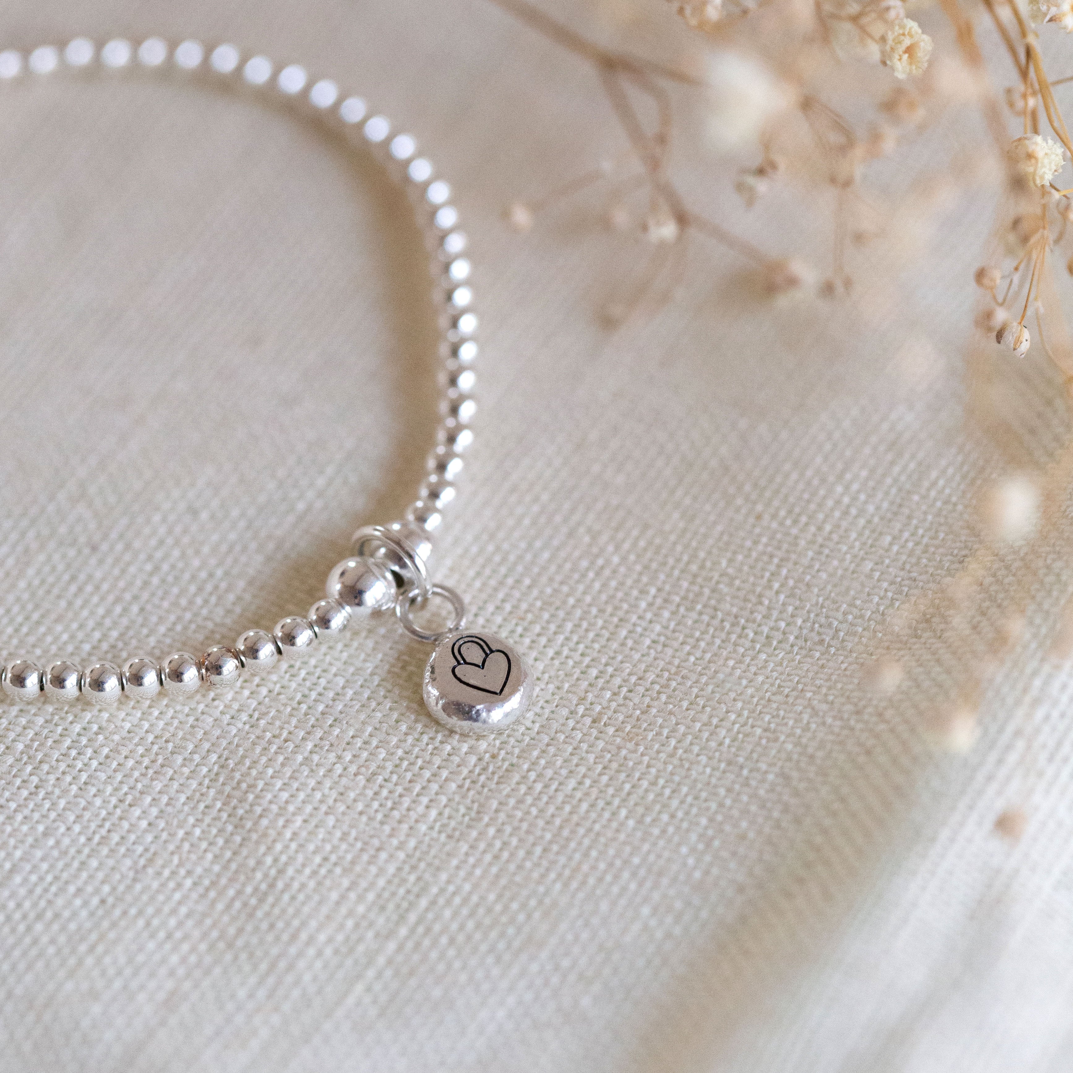 Pebble beaded bracelet