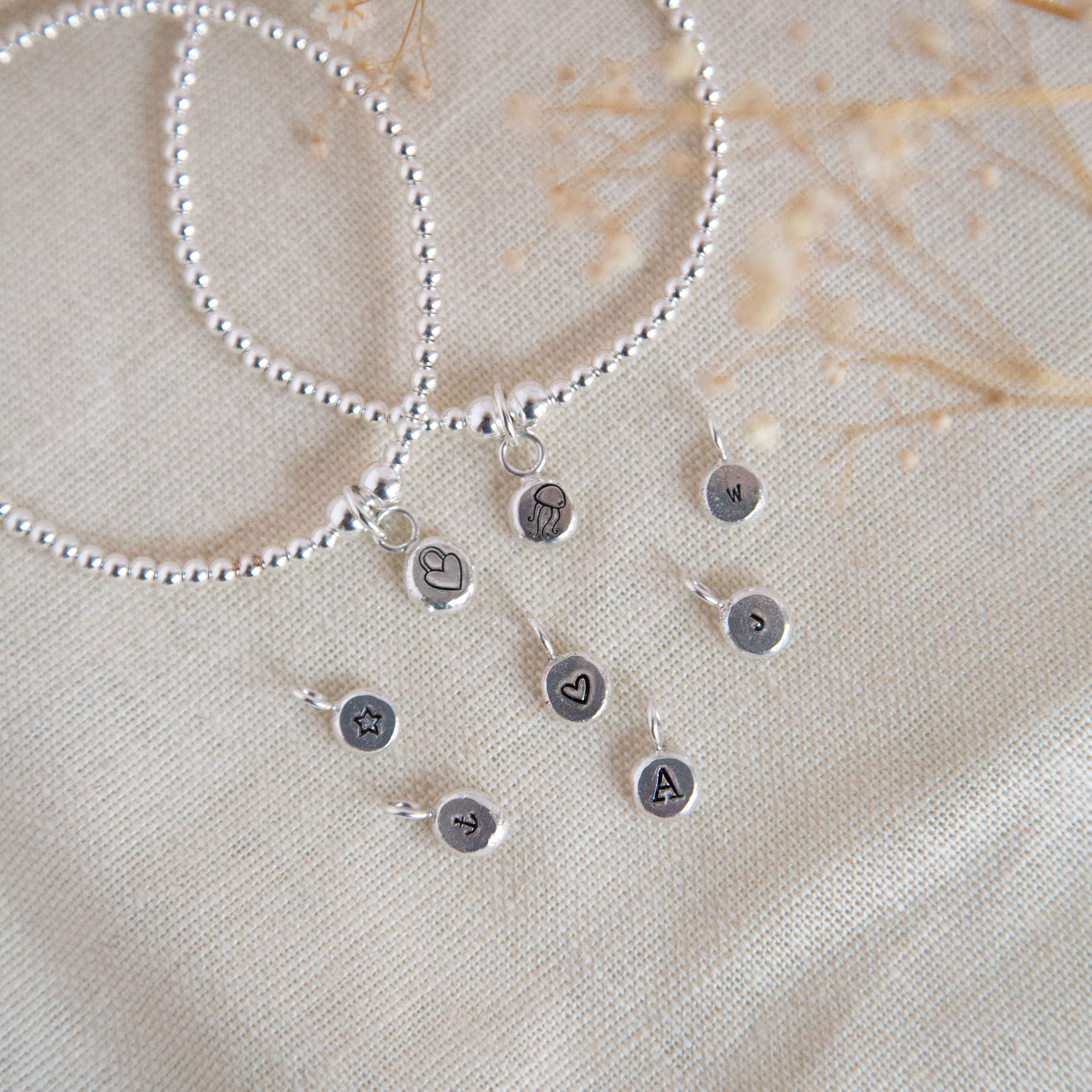 Pebble beaded bracelet
