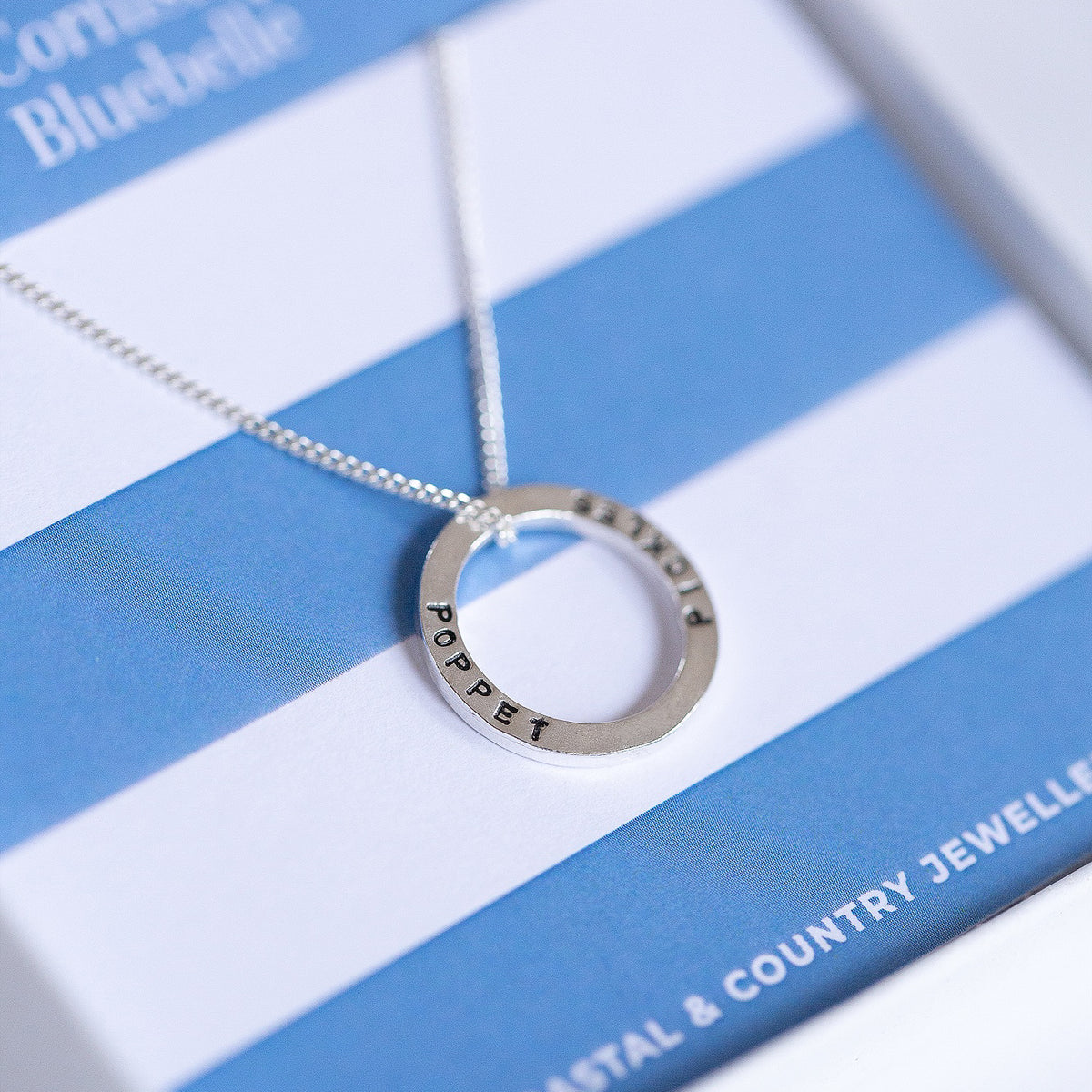 Belle top blue jewellery