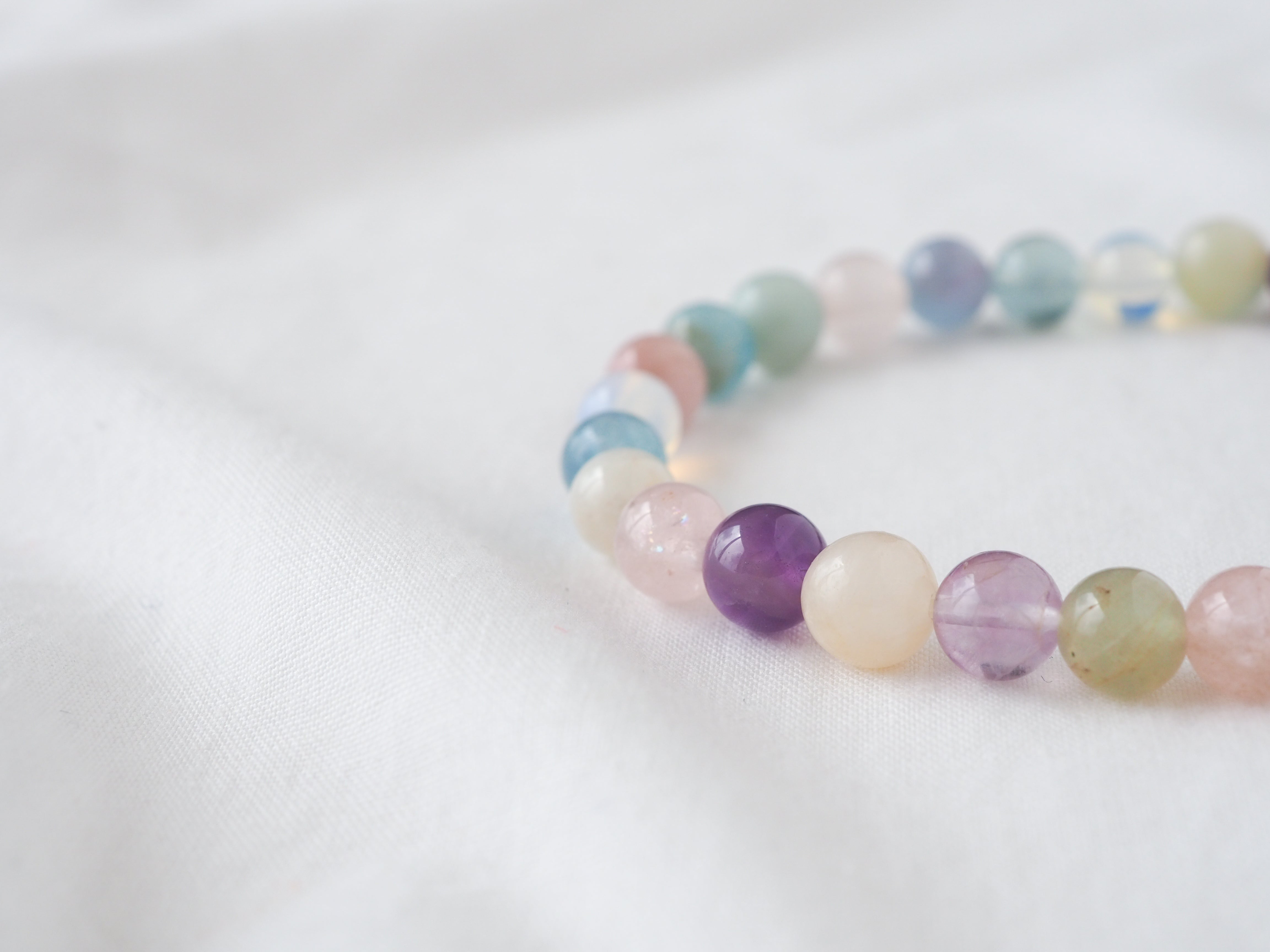 Semi precious crystal bracelet