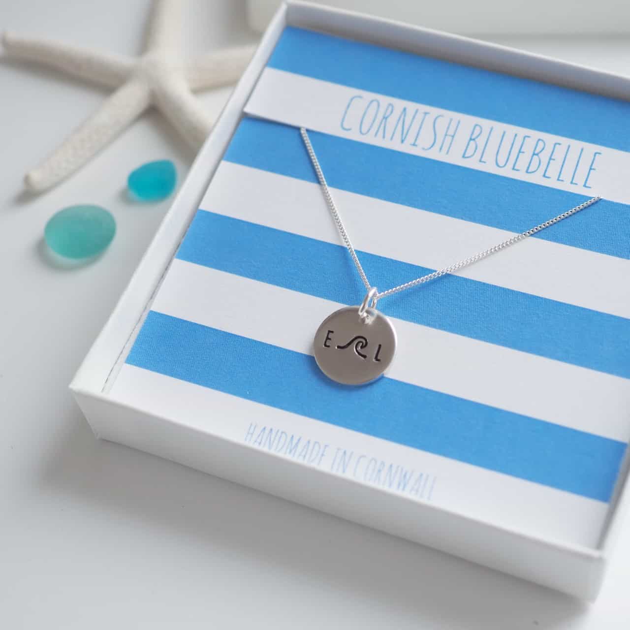 Personalised midi disc necklace