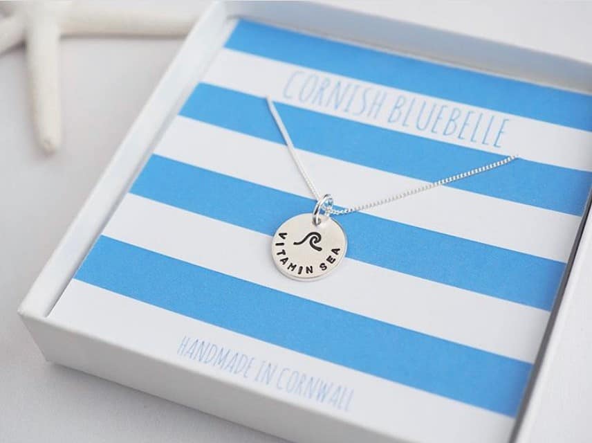 Personalised midi disc necklace